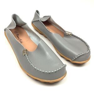 Venus Celia Leather Loafer Moccasin Comfort Shoes Flats Women EU 41.5 US 9.5